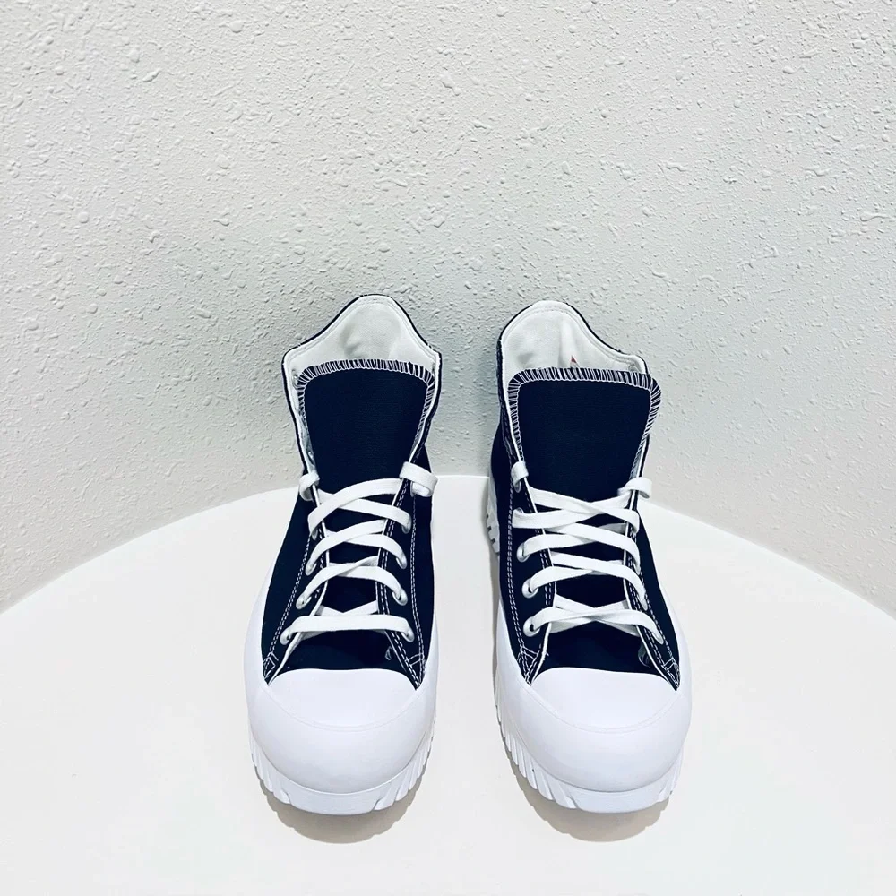 Converse All Star Unisex Lugged 2.0 High Top Black Sneakers Sz M 6.5 W 8.5 NEW - Picture 8 of 12